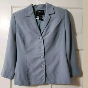 Liz Claiborne Collection Light Blue Blazer 8P